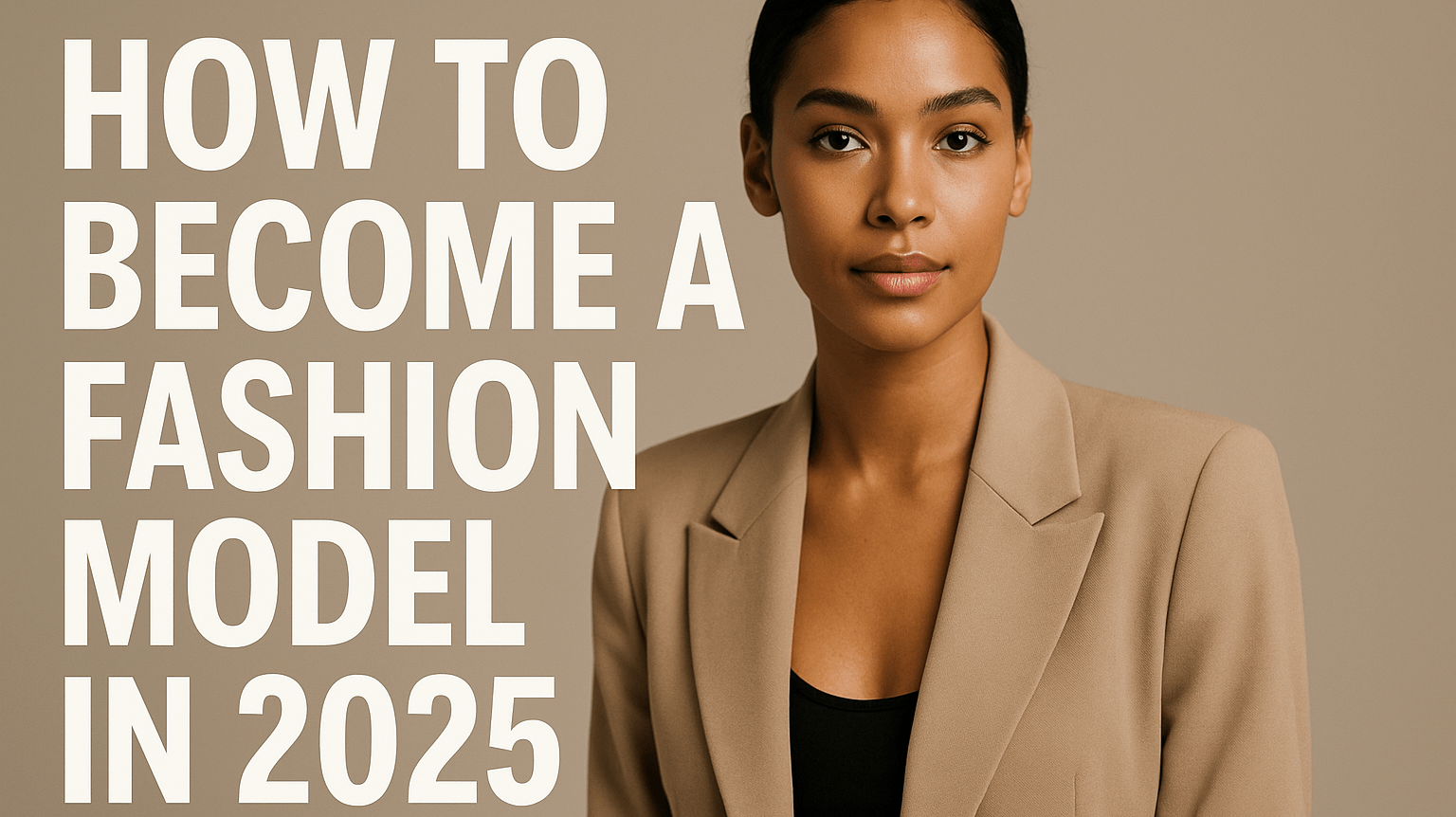How to Become a Fashion Model in 2025