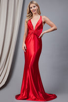 Satin Open Criss Cross Back Long Prom Dress AC5039-Prom Dress-smcfashion.com