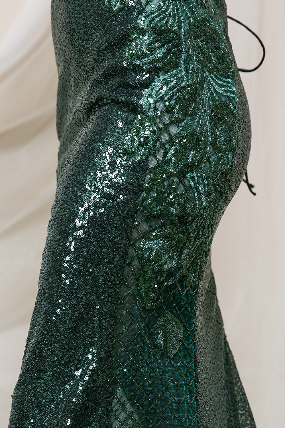 Embroidered Sequins Halter Open Criss Cross Back Long Prom Dress AC5043-Prom Dress-smcfashion.com