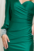 One Shoulder Mermaid Satin Long Prom Dress AC2102-Prom Dress-smcfashion.com