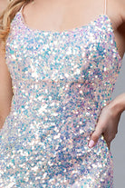 Embroidered Sequins Side Slit Fitted Open Criss Cross Back Long Prom Dress AC5046-Prom Dress-smcfashion.com