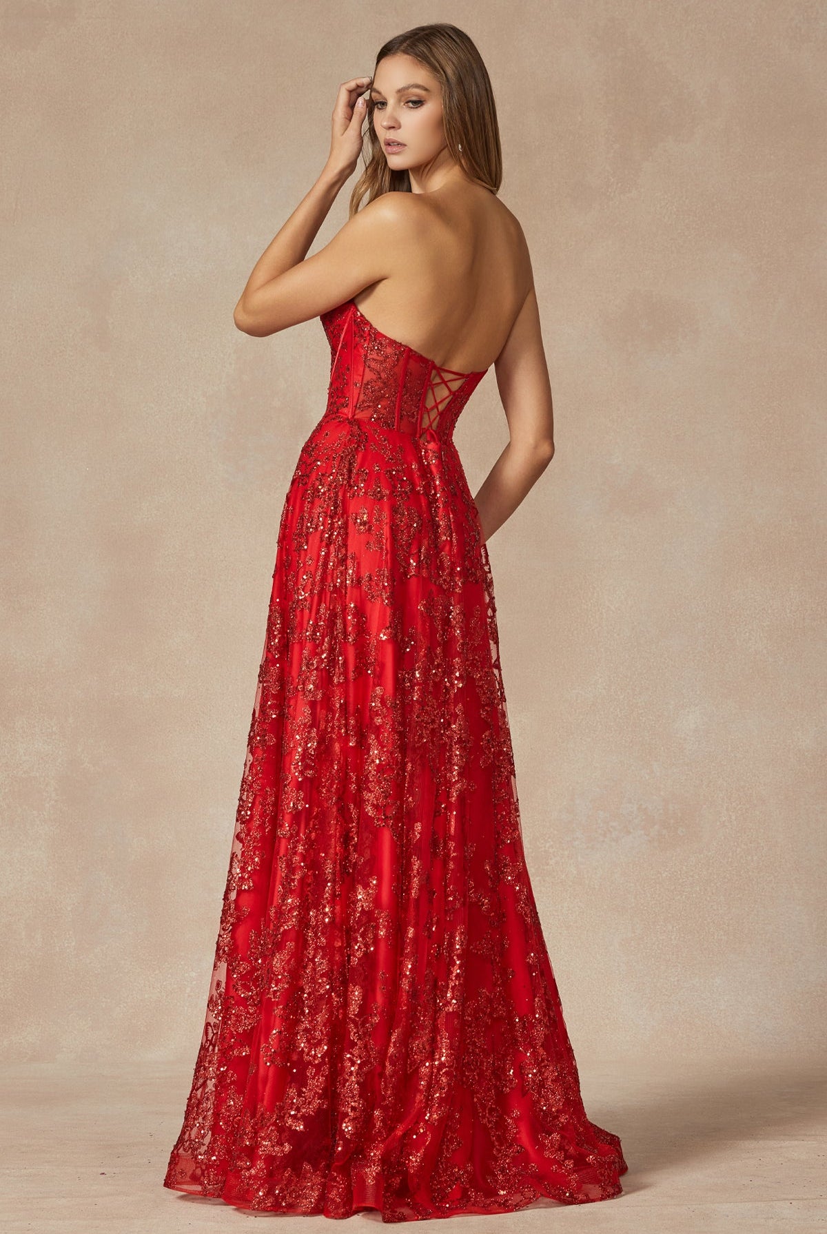 Butterfly Glitter Embroidered Corset Top Long Prom Dress JT2403-Prom Dress-smcfashion.com