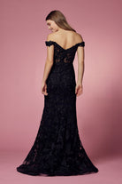 Off Shoulder Boho Inspired Mermaid Long Evening Dress NXC439-Evening Dress-smcfashion.com