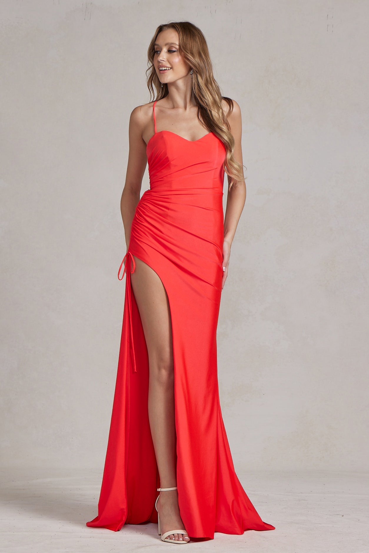 Deep Side Slit Sweetheart Open Criss Cross Back Long Evening Dress NXT1140-Evening Dress-smcfashion.com