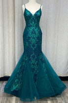 Memraid Tulle Skirt Embroidered Lace Long Prom Dress NXC1108-Prom Dress-smcfashion.com