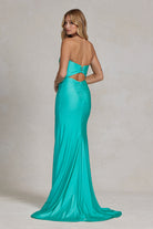 Side Slit Strapless Memraid Sweetheart Long Evening Dress NXT1139-Evening Dress-smcfashion.com