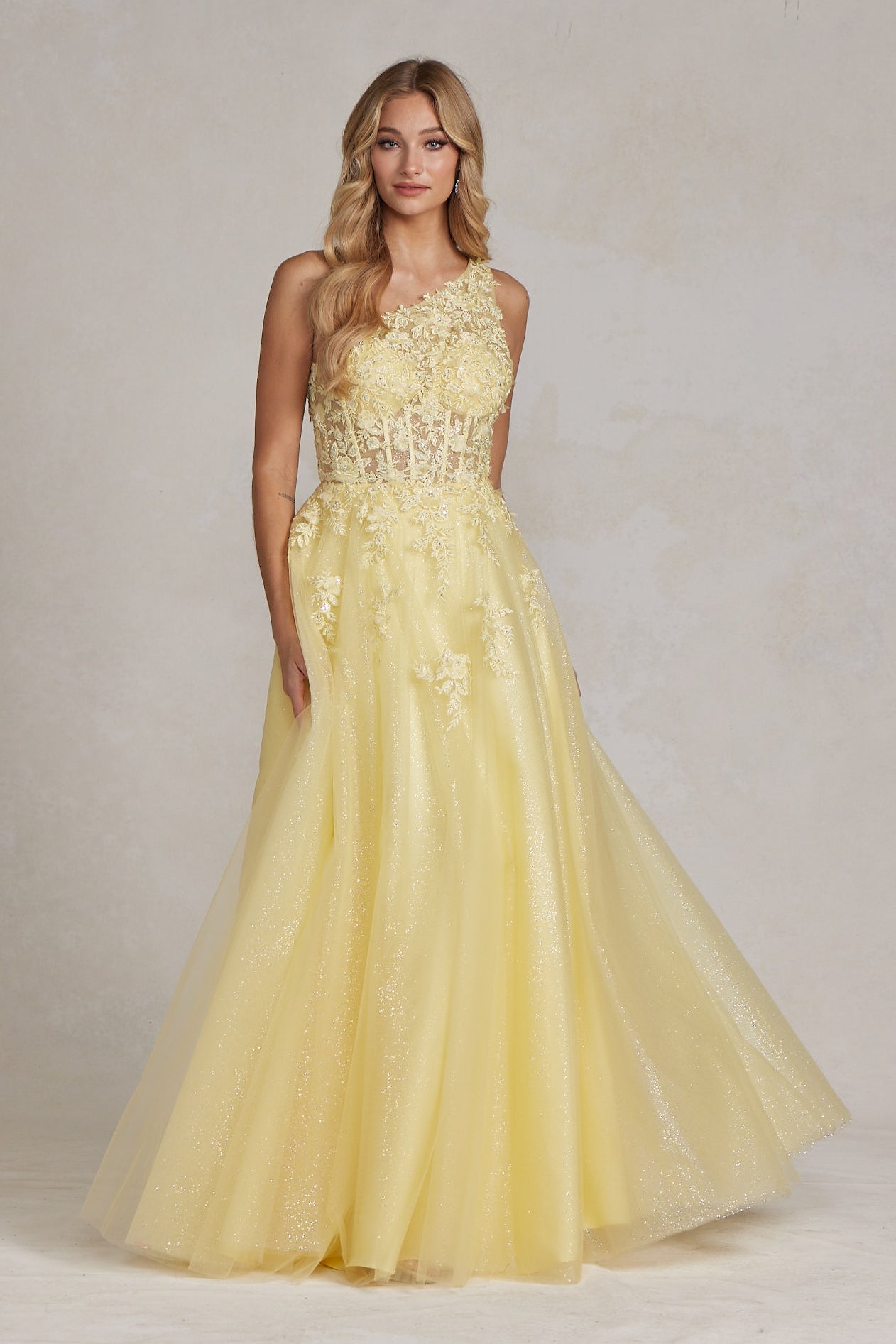 A-Line Embroidered Bodice Halter Open Back Long Prom Dress NXT1143-Prom Dress-smcfashion.com