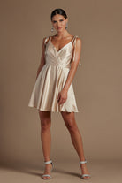 Open Back Satin Fit Short Homecoming & Cocktail Dress NXR701-Cocktail Dress-smcfashion.com