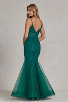 Embroidered Bodice Tulle Skirt Mermaid Long Prom Dress NXP1170-Prom Dress-smcfashion.com