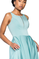 Prom Dress with Notched Scoop and Long Skirt GLGL2365-PROM-smcfashion.com
