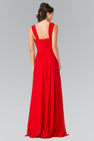 Pleated Bodice Bridesmaids Long Dress GLGL2366-PROM-smcfashion.com