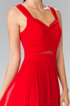 Pleated Bodice Bridesmaids Long Dress GLGL2366-PROM-smcfashion.com