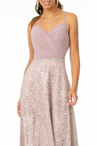 Sweetheart Neckline Lace A-Line Long Dress Cut-Out-Back GLGL2667-PROM-smcfashion.com