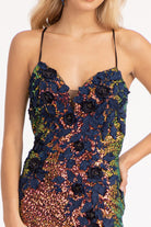 Full Iridescent Sequin Sweetheart Neckline Prom Dress Leg Slit GLGL3025-PROM-smcfashion.com