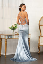 Sweetheart Beads Embellished Satin Mermaid Dress GLGL3045-PROM-smcfashion.com