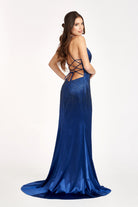 Sweetheart Beads Embellished Satin Mermaid Dress GLGL3045-PROM-smcfashion.com