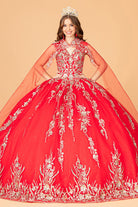 Sequin Glitter Embellished Quinceanera Dress Corset Back GLGL3076-QUINCEANERA-smcfashion.com