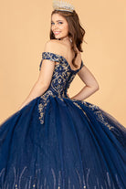 Glitter Mesh Quinceanera Dress Sequin and Beads GLGL3079-QUINCEANERA-smcfashion.com