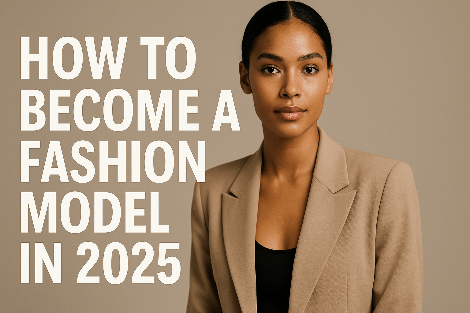 How to Become a Fashion Model in 2025
