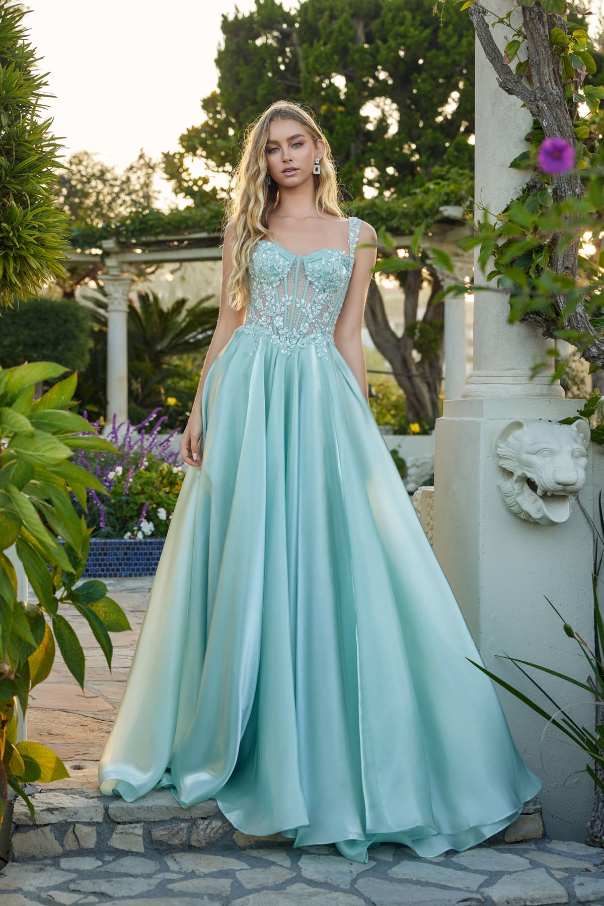 corset dress wholesale Wholesale LUXE SATIN A-LINE CORSET DRESS for your store