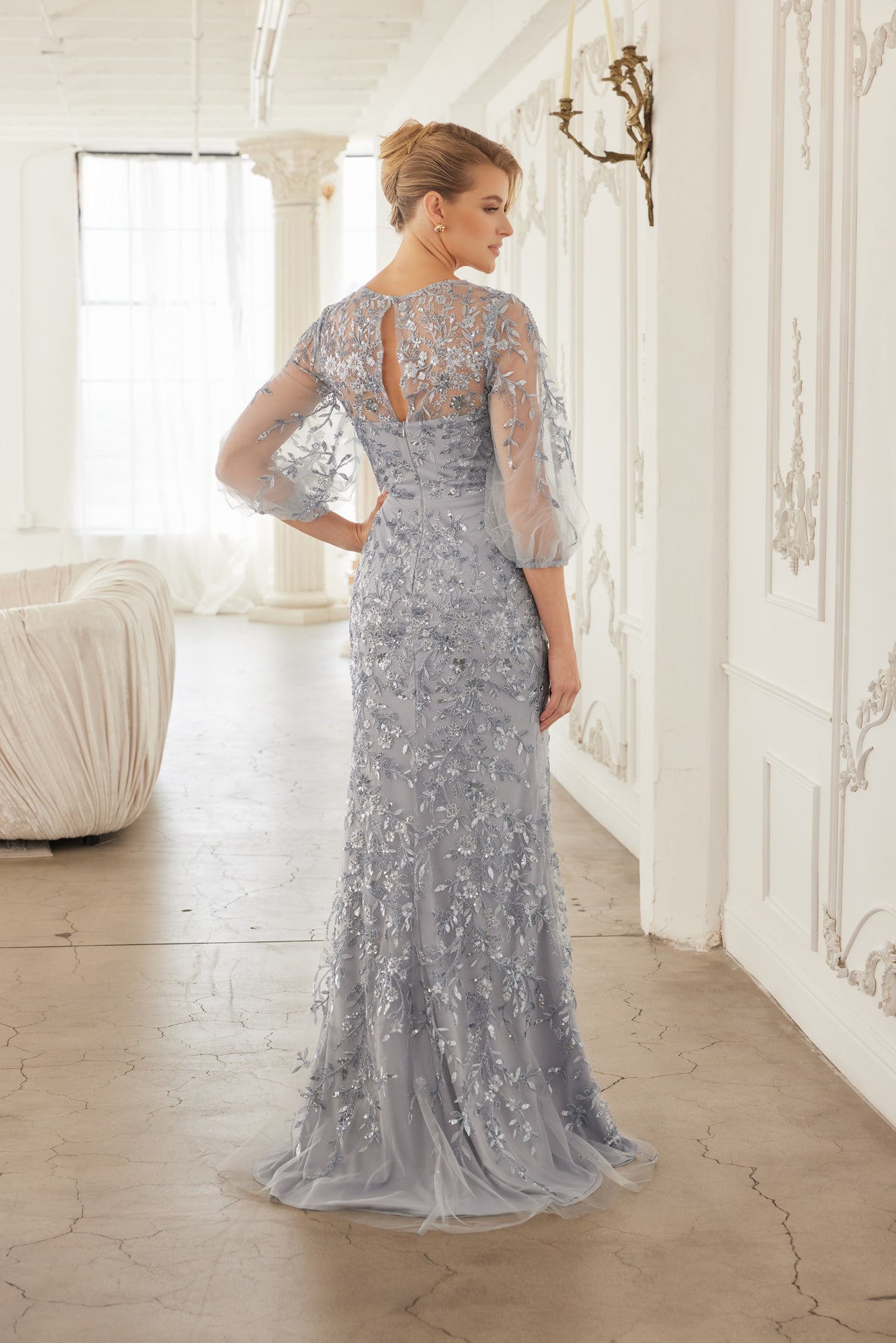 jersey mother of the bride dresses Jersey A-Line Crew Neck 3D Flowers Mother of the Bride Dresses