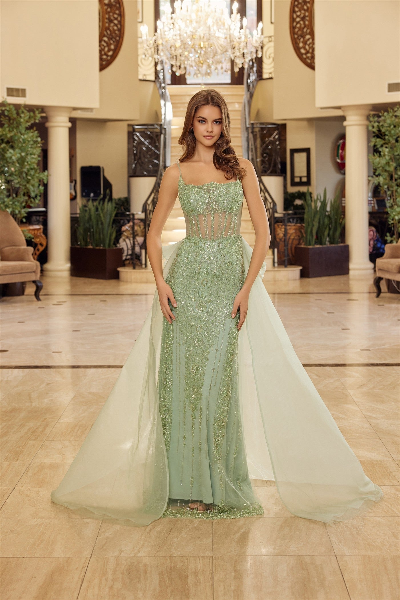 fully beaded evening dresses Delta