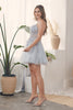 Glitter Tulle Sweetheart NecjShort Cocktail Dress NXH784