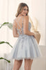 Glitter Tulle Sweetheart NecjShort Cocktail Dress NXH784