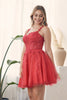 Glitter Tulle Sweetheart NecjShort Cocktail Dress NXH784