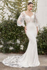 Elisabeth Long Sleeves Long Wedding Gown CDA1079W Sale
