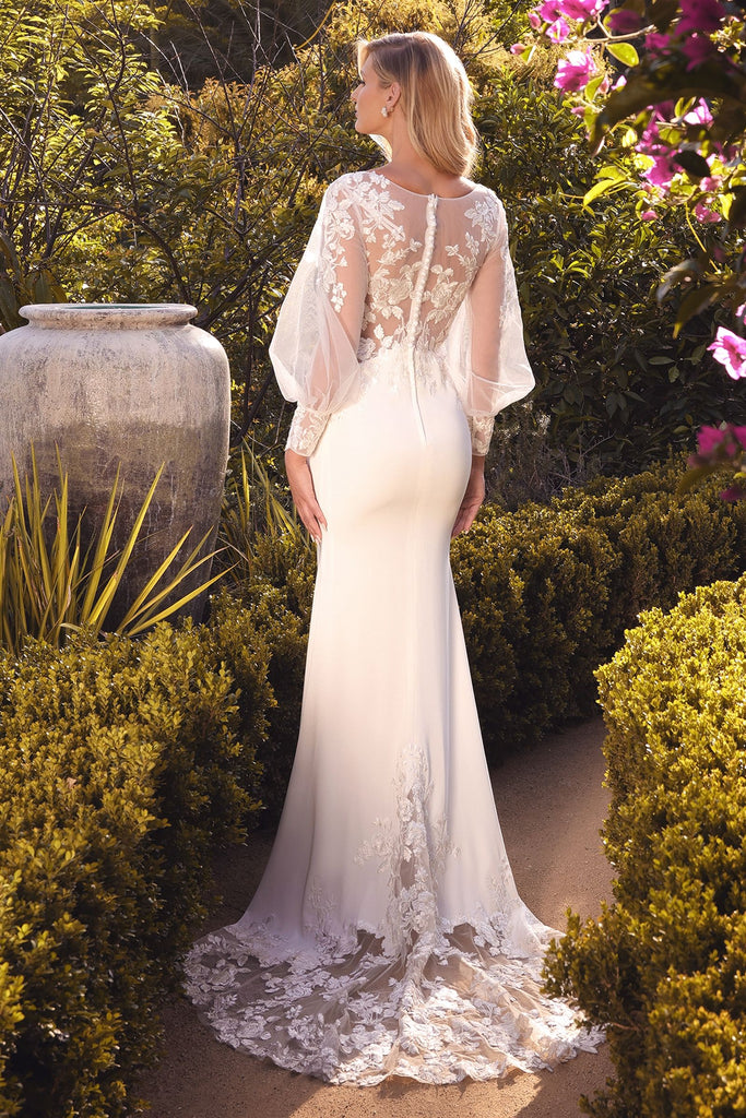 Elisabeth Long Sleeves Long Wedding Gown CDA1079W Sale
