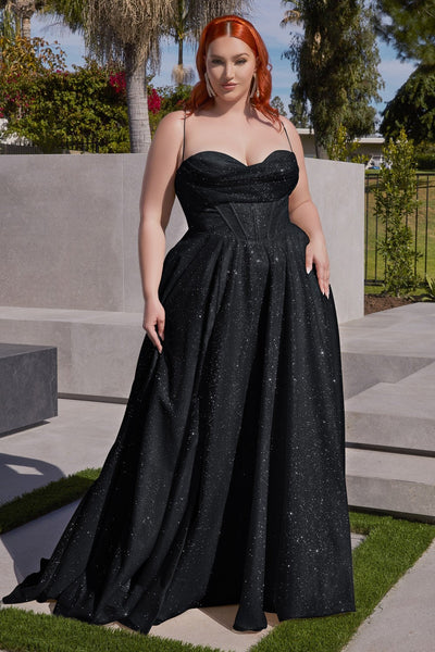 Glitter Shimmering Luxe Prom & Ball gown Spaghetti Strap Cowl Neck Formal Gown Sensual Shimmer Formal Cute Bridesmaid Dress CDCD252C Sale