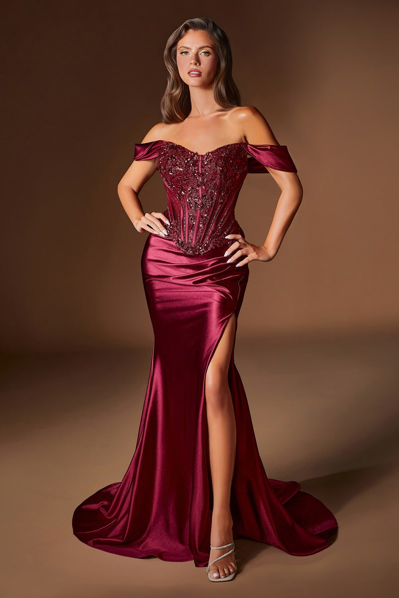 Elegant Embellished Formal Long Special Occasion Gown... –