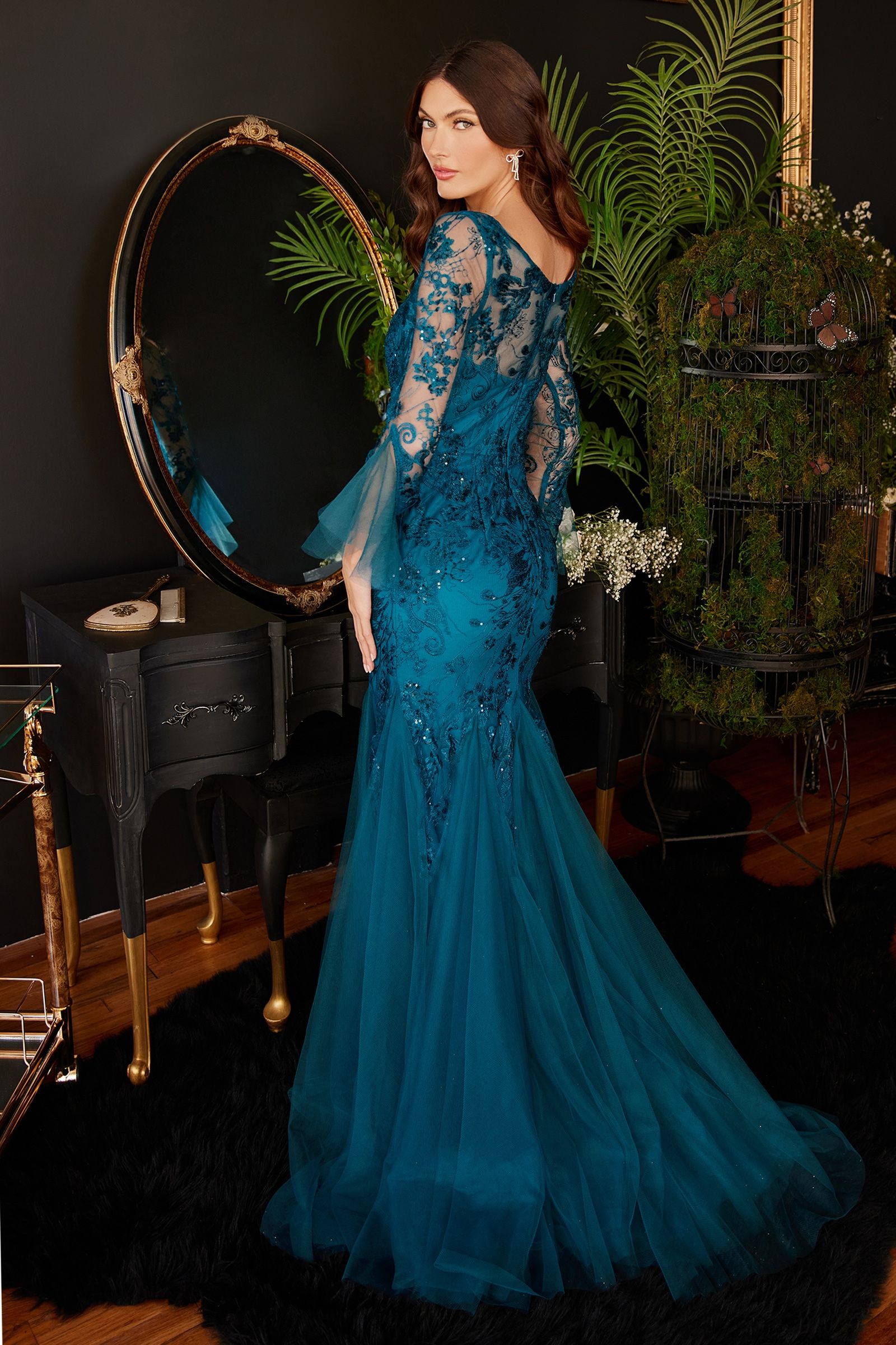 Teal Mother of the Bride Dresses