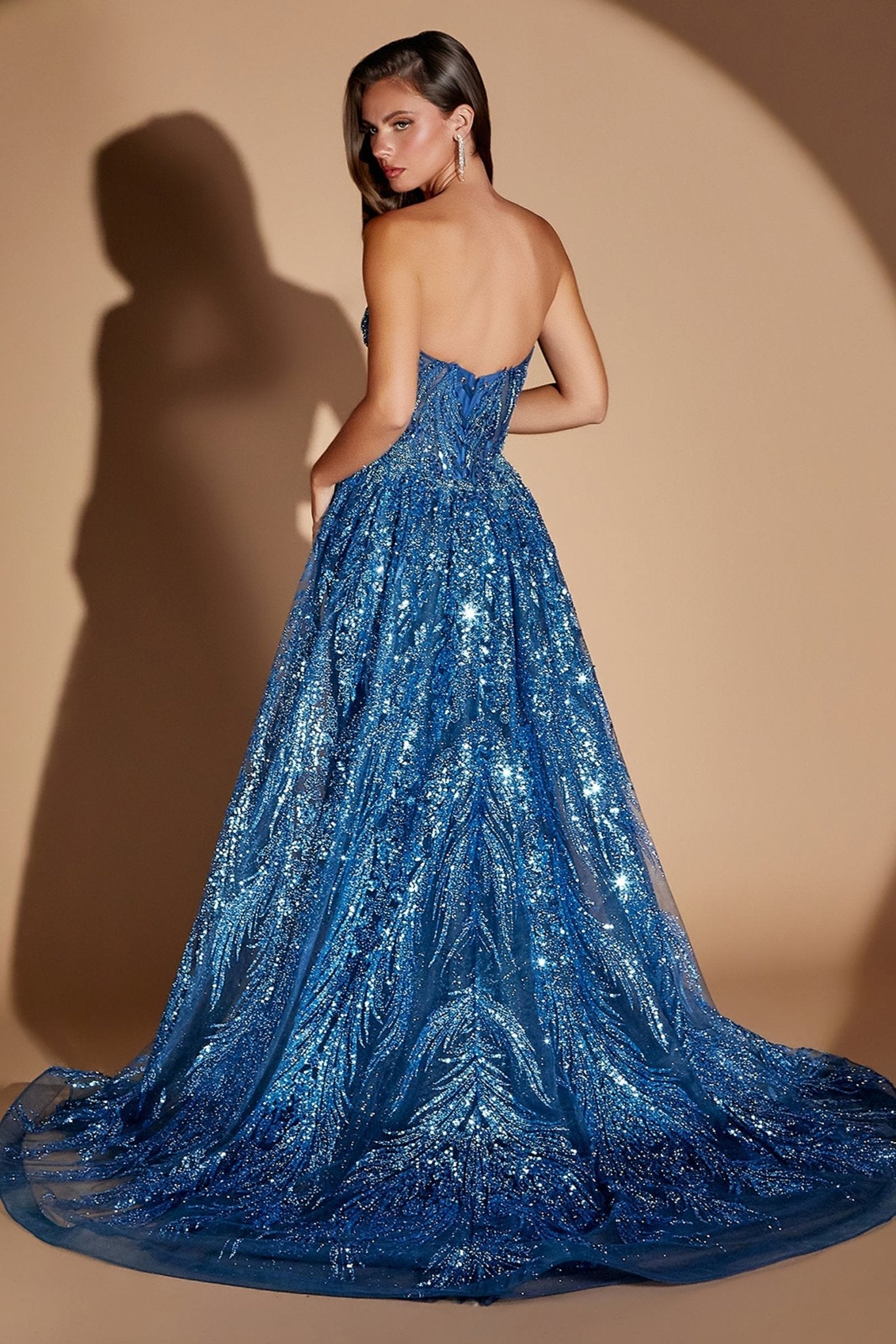 special occasion long dress Elegant Embellished Formal Gown... – Color:80212007 FD35723 tie celebrations Modphy High-Quality Sleeveless Sequin
