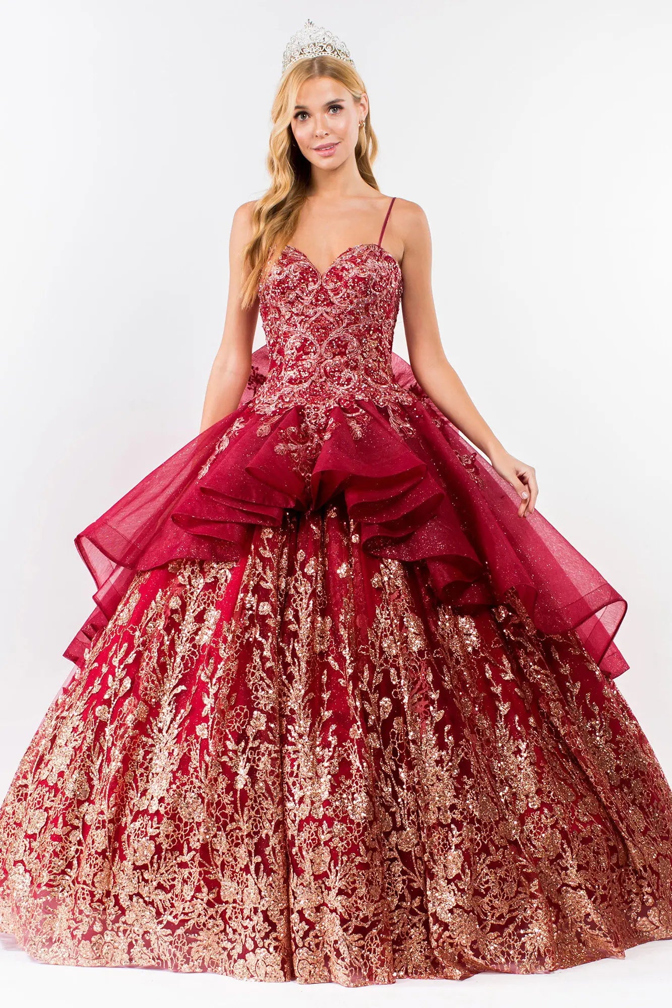 Product/sequin embroidery embellished bodice glitter mesh quinceanera dress GLGL1927 smcfashion.com Product/sequin embroidery embellished bodice glitter mesh quinceanera dress GLGL1927 smcfashion.com