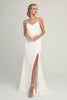 Spaghetti Strap Sequins Zipper Back Long Prom Dress ACBZ011