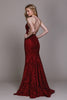 Embroidered Lace Mermaid Long Prom & Evening Dress ACR015