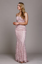 Embroidered Lace Mermaid Long Prom & Evening Dress ACR015-Prom Dress-smcfashion.com