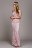 Embroidered Lace Mermaid Long Prom & Evening Dress ACR015
