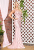Embroidered Lace Cap Sleeves Long Mother Of The Bride Dress AC7001