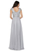 Cap Sleeves Embellished Bodice Long Mother Of The Bride Dress JT657 Sale