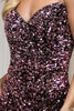 Embroidered Sequin Open Back Mermaid Long Prom Dress AC392