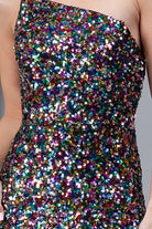 Embroidered Sequins One Shoulder Back Detailed Long Prom Dress AC7023-Prom Dress-smcfashion.com