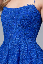 Boat Neck Embroidered Lace Lace Up Back Long Prom Dress ACBZ016-Prom Dress-smcfashion.com