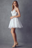 Floral Lace Applique Short Wedding Dress JT853W Sale