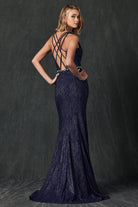 Mermaid Illusion V-Neck Side Slit Long Prom Dress JT237-Prom Dress-smcfashion.com
