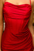 Open Criss Cross Back Cowl Neck Short Cocktail & Homecoming Dress ACBZ022S
