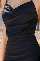 Mermaid Cowl Neck Lace Up Back Ruching Detail Long Prom Dress AC3012-Prom Dress-smcfashion.com