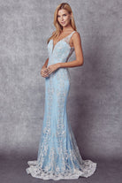 Embroidered Lace Mermaid Illusion Sweetheart Long Prom Dress JT277-Prom Dress-smcfashion.com